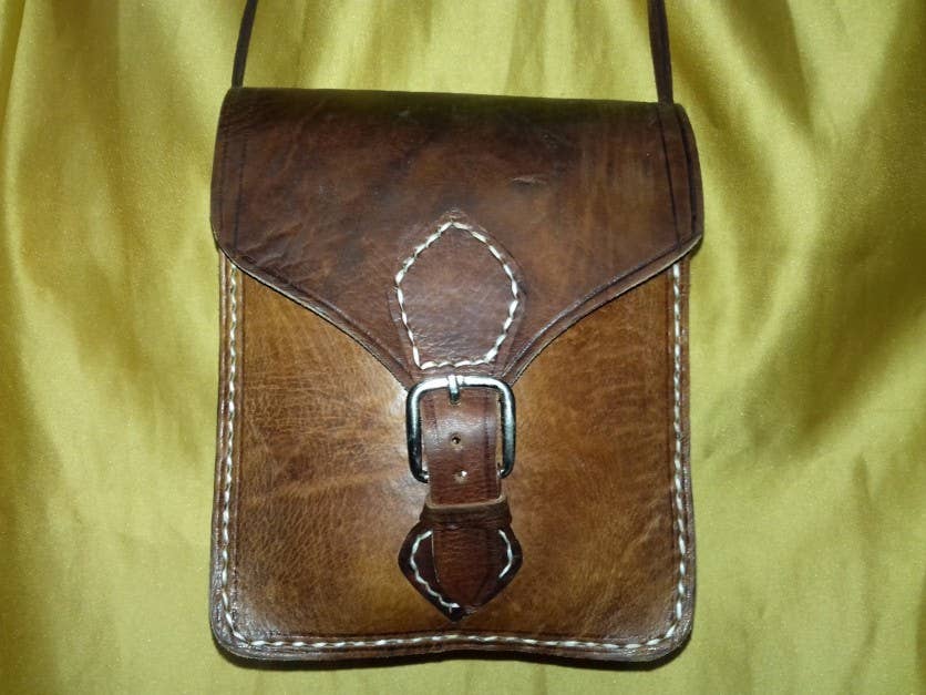Bolso Cuadrado vacuno doble compartimento-2