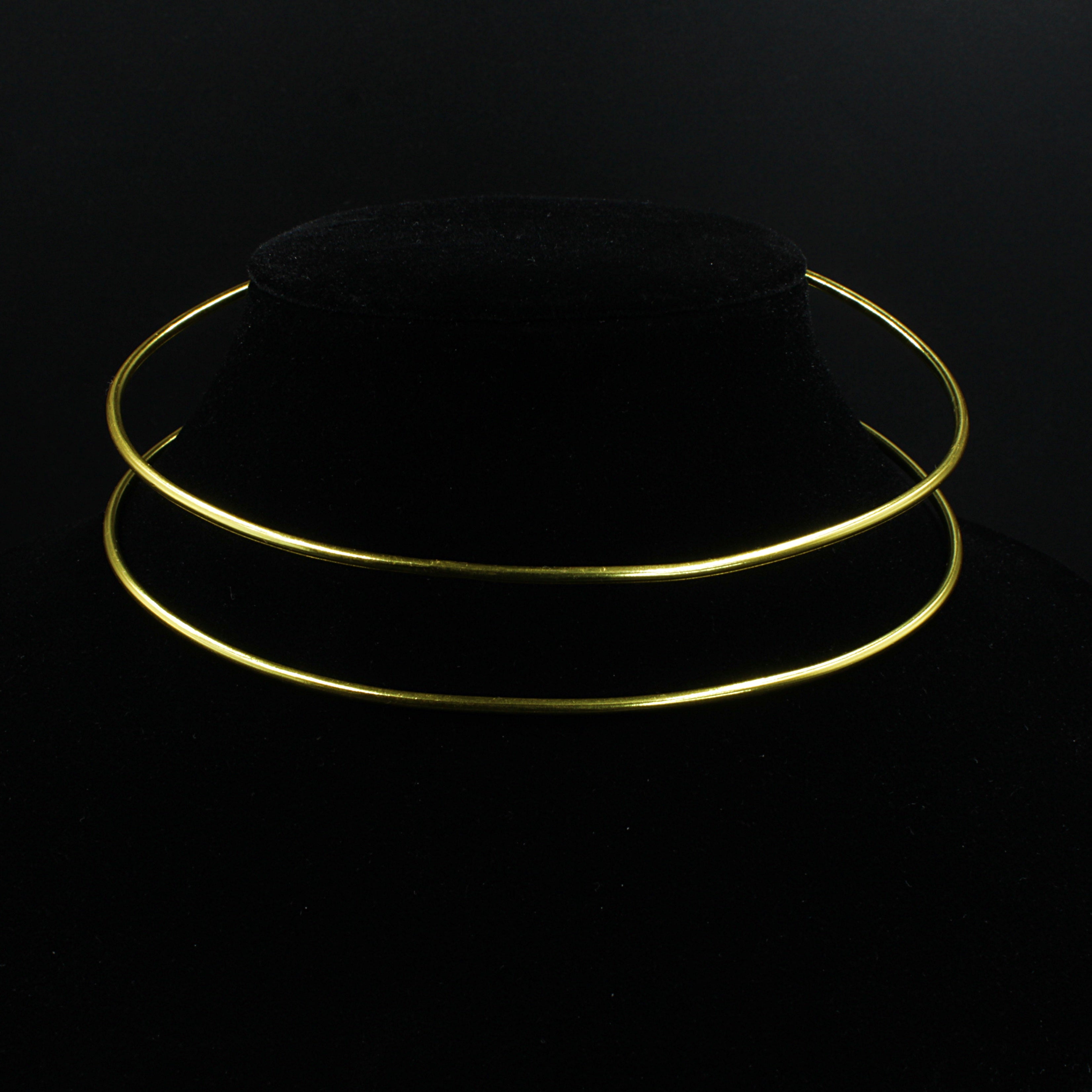 Gold plated DOUBLE choker-0